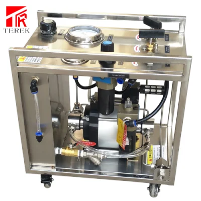 호스 파이프 가스 실린더 테스트를 위한 Terek 브랜드 정수압/유압/유압 펌프 테스트 벤치
