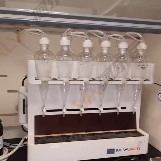 실험실을 위한 Biobase Soxhlet 추출기 4PCS 지방 추출기 Soxhlet 추출 장비