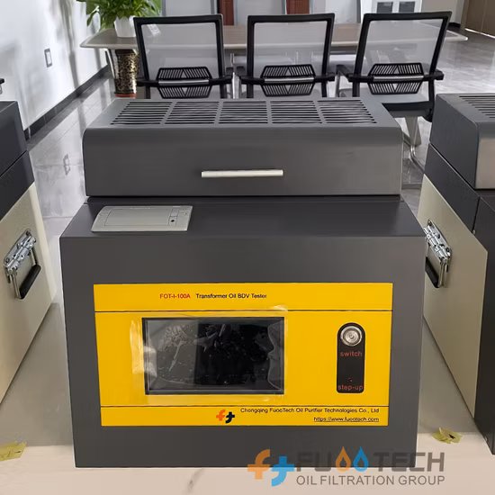 전기 뜨거운 판매 오일 컵 변압기 절연 오일 Bdv 유전체 강도 시험기 100kv 유전체 파괴 시험기